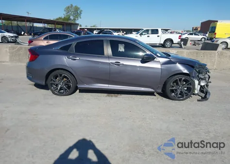 2020 Honda Civic Sport из США, поврежденный, VIN 19XFC2F81LE215991